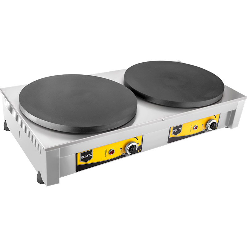 Doppia piastra per crepes elettrica 40 cm