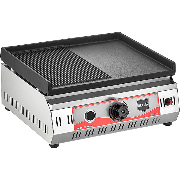Fry Top a Gas in ghisa 40 cm liscia/rigata