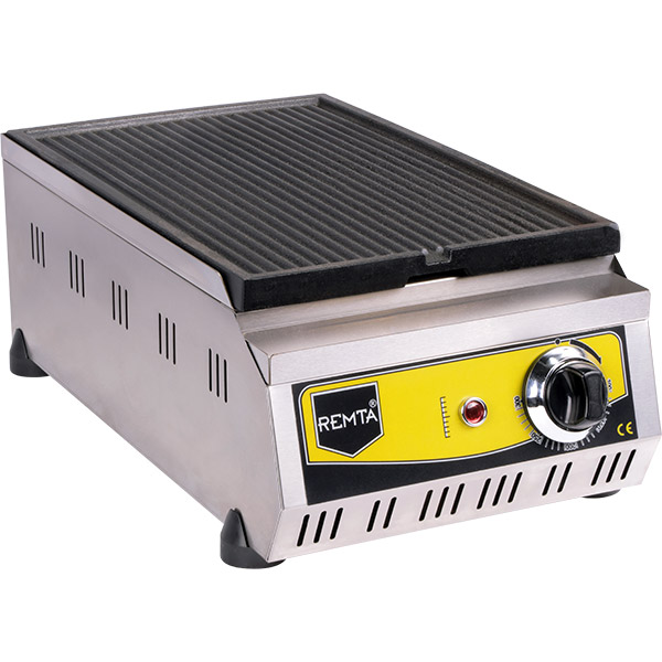 Fry Top elettrico in ghisa 30 cm liscio/rigato