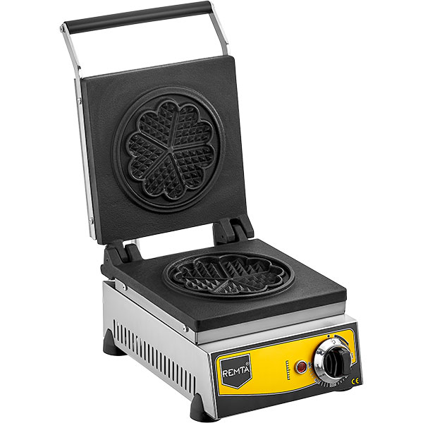 Piastra per waffel modello fiore 16 cm