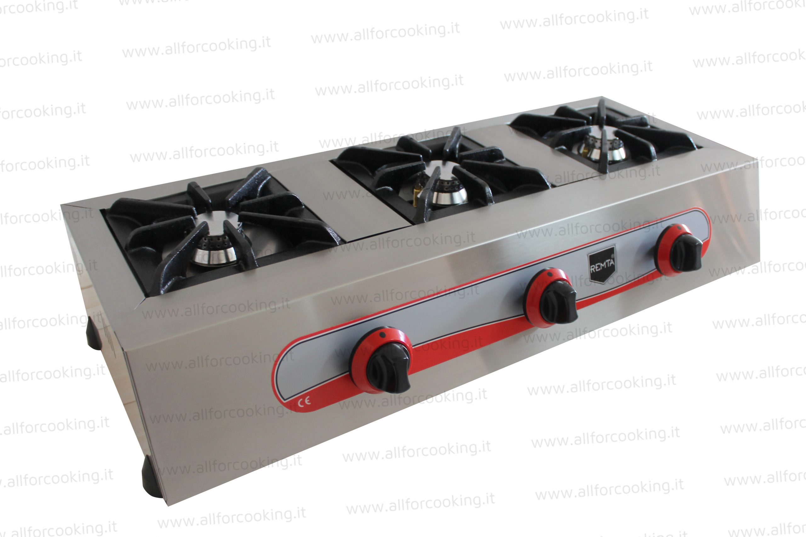 Cucina a 3 fuochi da banco - GAS