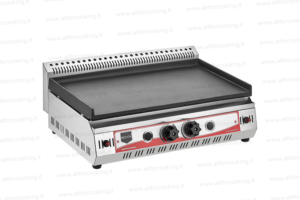 Fry Top a Gas in ghisa 70 cm liscia