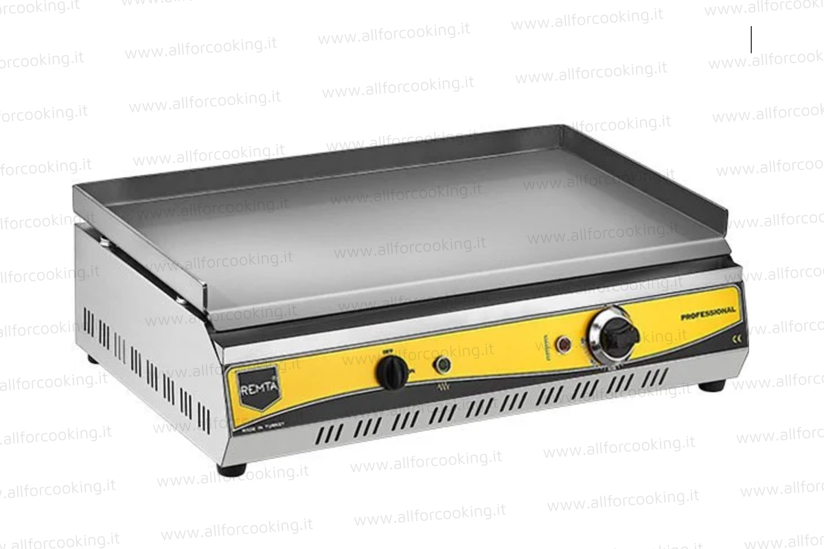 Fry Top elettrico 70 cm piano in acciaio