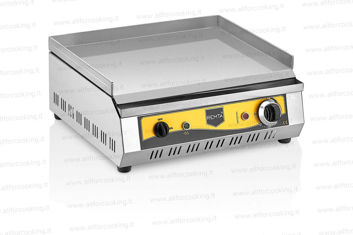 Fry Top elettrico 50 cm piano in acciaio