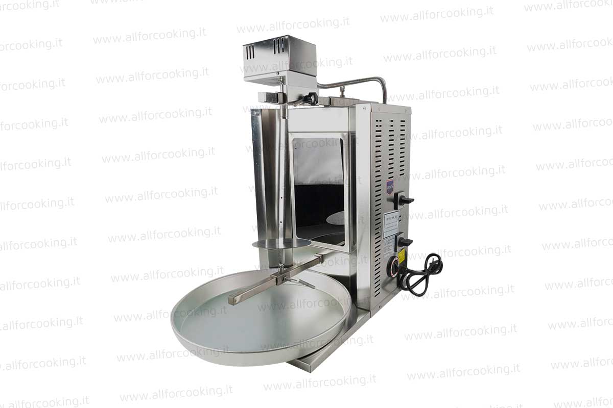 Macchina kebab motore superiore 2 resistenze