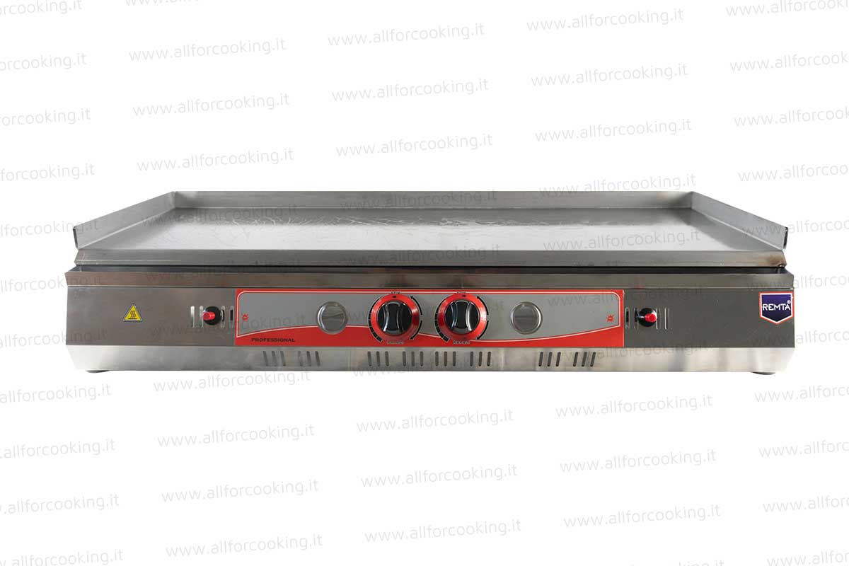 Fry Top a Gas 100 cm acciaio liscia