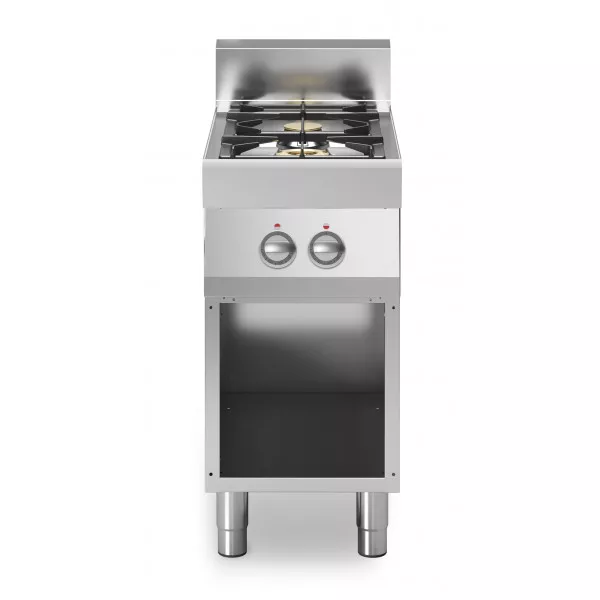 Cucina a gas 2 fuochi armadio aperto Modello F7040PCGBA