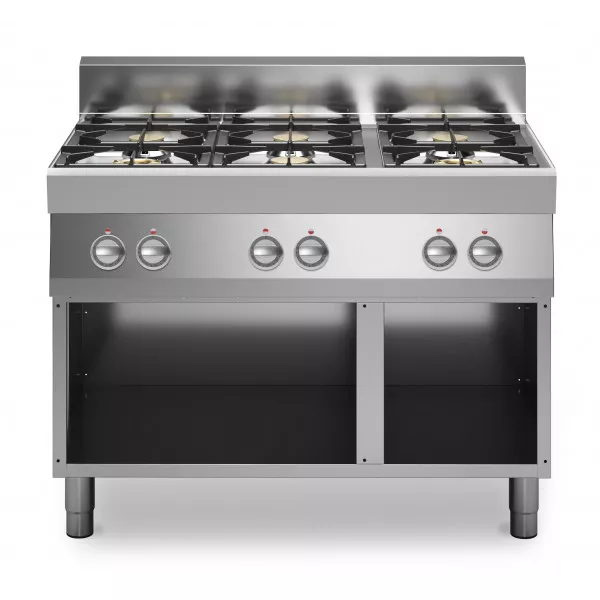 Cucina a gas 6 fuochi Armadio aperto Modello F70110PCGBA
