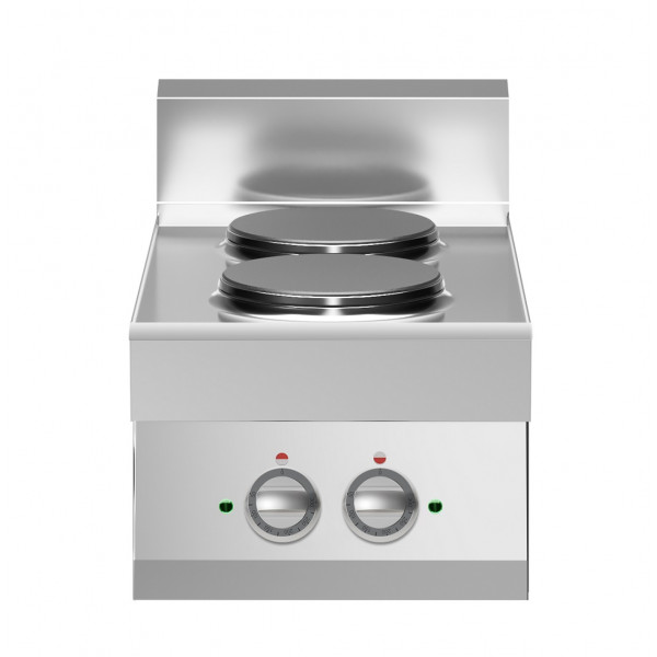Cucina elettrica 2 piastre tonde Modello F7040PCET