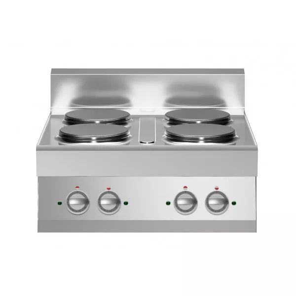 Cucina elettrica 4 piastre tonde Modello F7070PCET