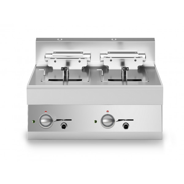 Friggitrice elettrica 2 vasche 10+10 lt Modello F7070FRES2V10T