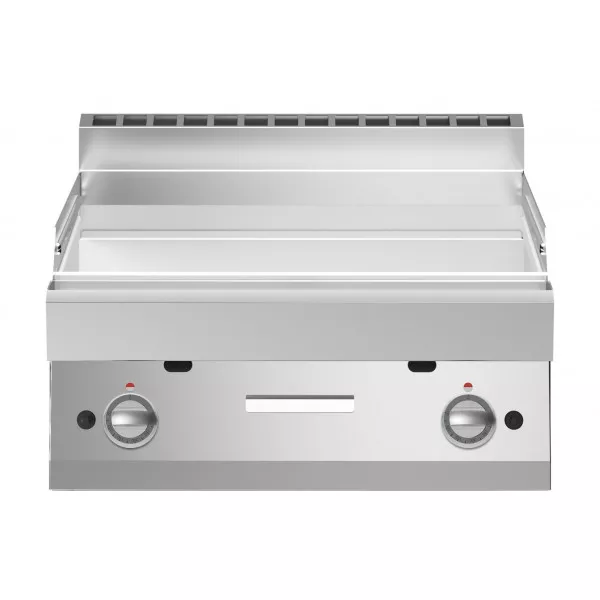 Fry top gas Piastra liscia cromata Modello F7070FTGCLT