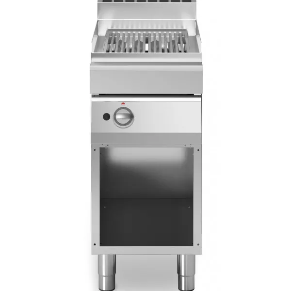 Griglia a gas 1 zona di cottura Armadio aperto Modello F7040GRGIA