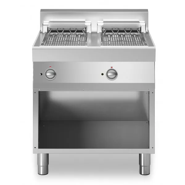 Griglia elettrica 2 zone di cottura Armadio aperto Modello F7080GREA