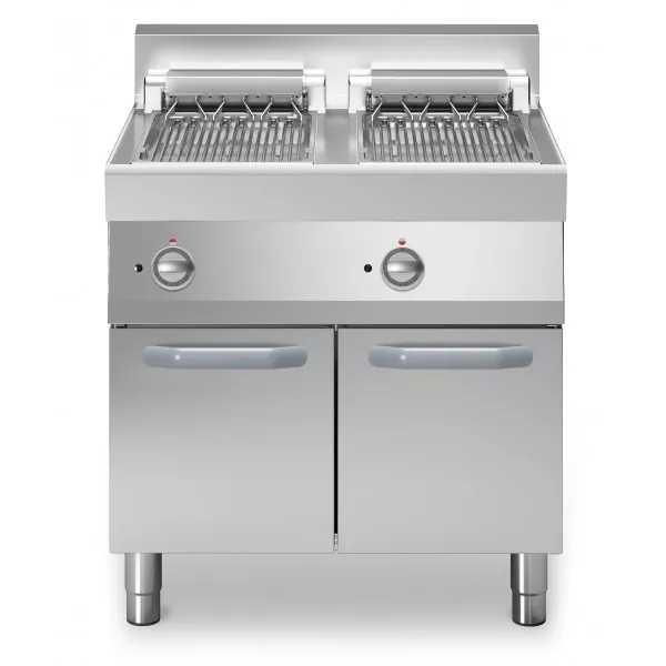 Griglia elettrica 2 zone di cottura Armadio con porte Modello F7080GREP