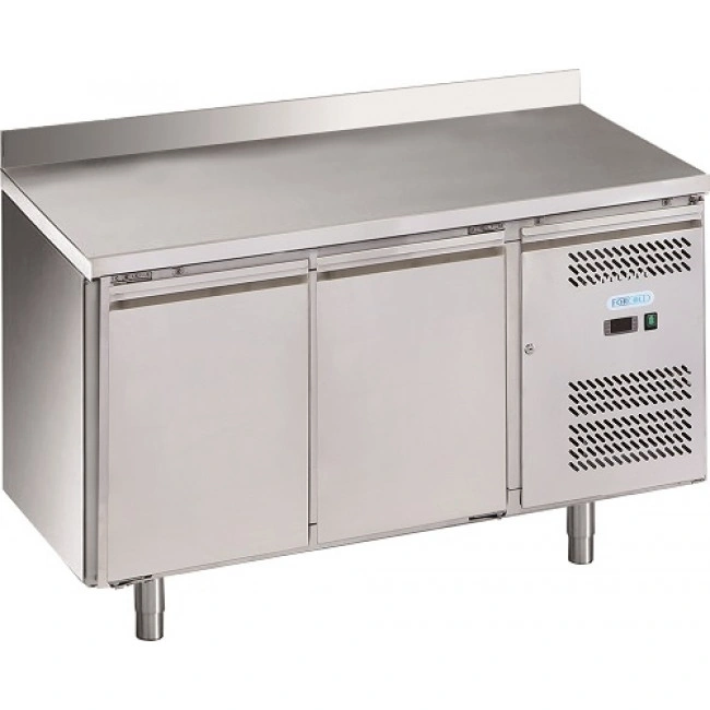 Forcar Tavolo Refrigerato due porte In acciaio inox AISI 201 ForCold GN1/1 (cm 53 x 32,5) ventilato Modello G-GN2200TN-FC