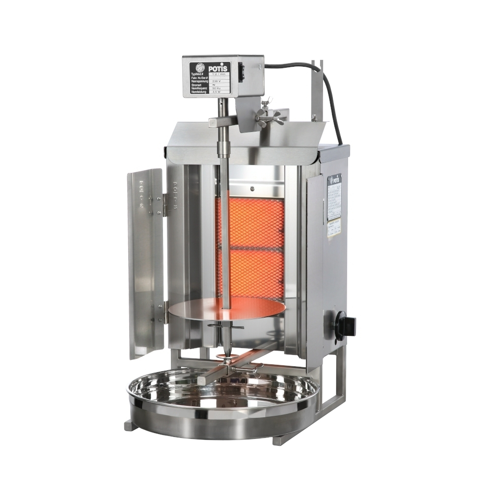 Potis GD1 Gyros kebab a gas 7 Kg Carne