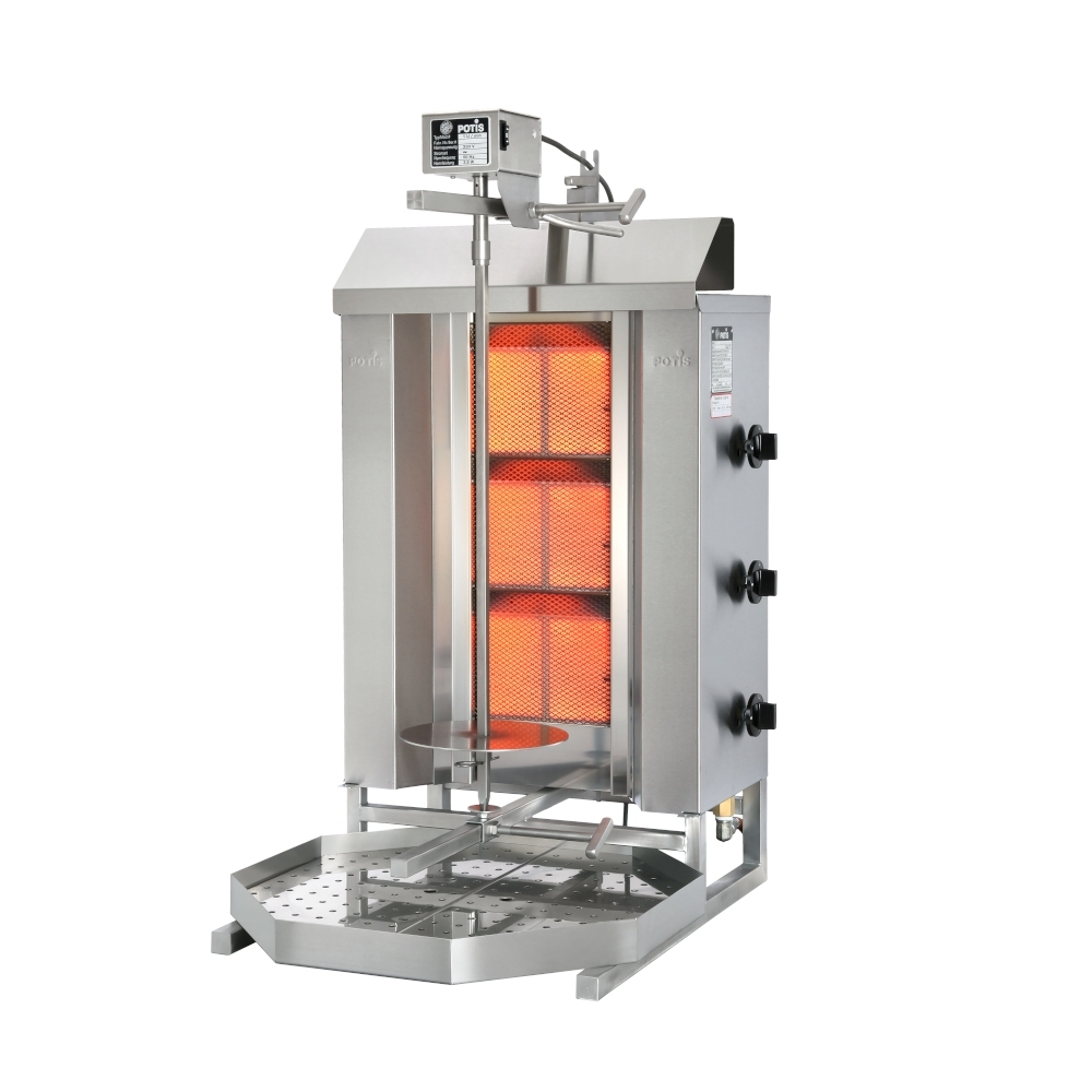 Potis GD3 Gyros kebab a gas 40 kg Carne