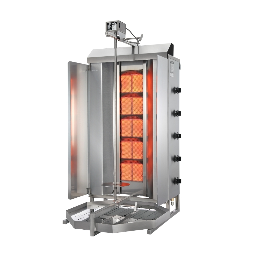 Potis GD5 gyros kebab a gas 120 kg Carne