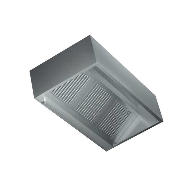 Cappa a parete cubica con motore in acciaio inox Modello DSPKM 9/20