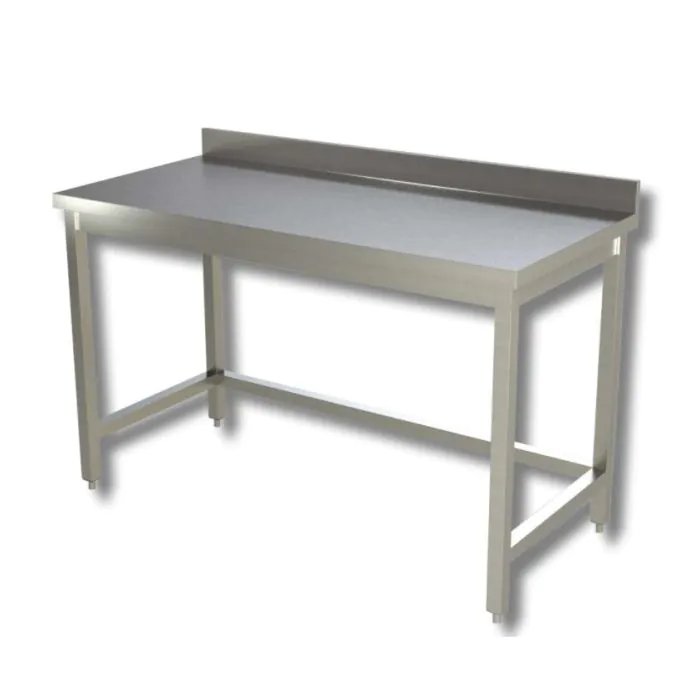 Tavolo da lavoro Acciaio Inox Con alzatina con telaio/cornice Modello GSR046A